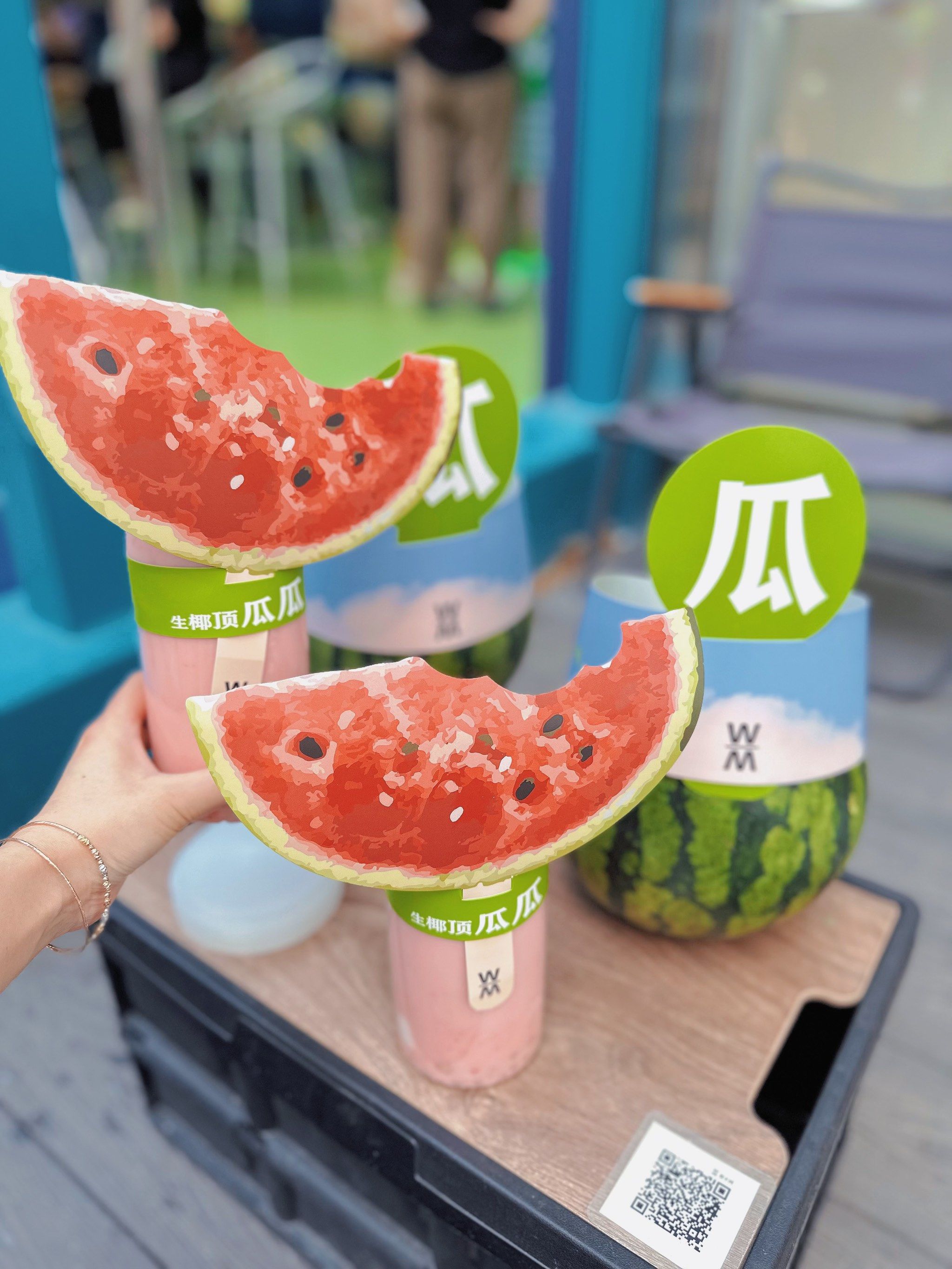 夏天有味道是万万想不到的西瓜生打椰