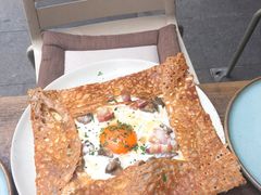 鸡蛋蘑菇熏肉荞麦可丽饼-RAC BAR(安福路店)