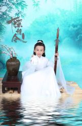 -后宫·古装汉服京剧儿童亲子全家福摄影