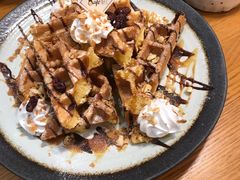 燕麦焦糖华夫饼-猫小主咖啡·猫咖cat cafe(福田店)