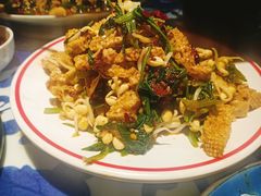 菠菜豆芽拌面筋-遇见长安(兰州中心店)