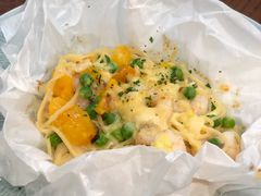 南瓜虾仁椰汁意面-斯比特花园西餐厅(东方商厦店)