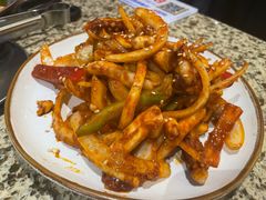 辣炒鱿鱼-首尔烤肉大排档(合生汇店)