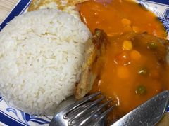 沙丹雞扒飯-路环码头面馆