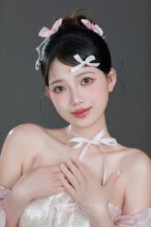 -桃子造型婚纱礼服(凤起广场店)