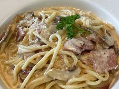 奶油培根意面-青麦家·融合餐厅(江岛智立方店)