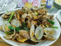 姜葱炒花甲-明记海鲜大排档(巽寮湾店)