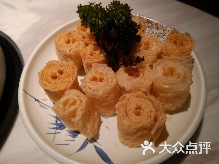 左庭右院鲜牛肉火锅(中山公园店)腐皮卷图片 - 第3张