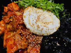 辣白菜五花肉拌饭-吾里.春川家韩国料理(万达店)