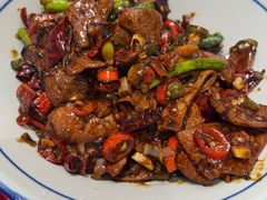 油爆土猪肝-荆九爷爆炒桥头三嫩(浙大店)