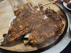 -北京龙庆四季香农家饭庄·灶台鱼·碳烤虹鳟鱼(龙庆峡店)