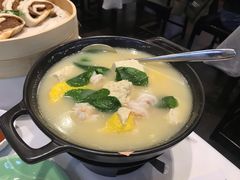 上汤炖蛋饺柴锅豆腐-到家尝北京菜(西坝河店)