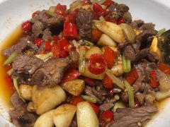 小炒黄牛肉-湘悦茗宴(创维店)