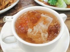 木瓜银耳炖桃胶-廣九广味食堂-猪肚鸡火锅(曼哈顿店)
