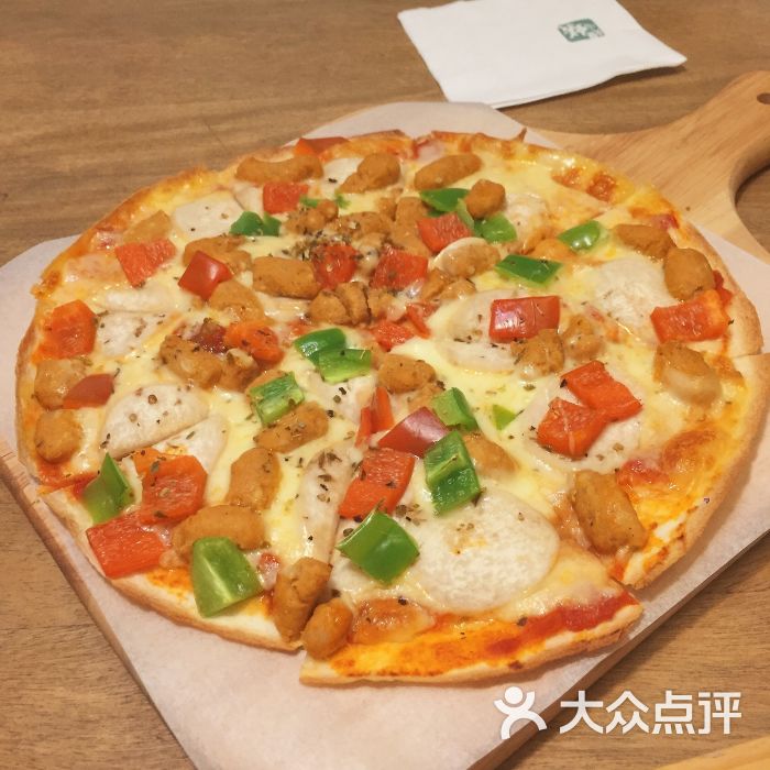 蚂蚁揸甜品店(乐天百货店)-鸡肉蘑菇披萨图片-成都美食-大众点评网