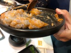 搅拌后的虾滑-新辣道鱼火锅(航天万源店)