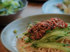 自制五谷酱佐凉面-甜阿姨·天台花园私房菜(万松园店)