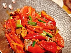 红椒韭花炒瘦肉条-辣可可·现炒黄牛肉(皇庭广场店)