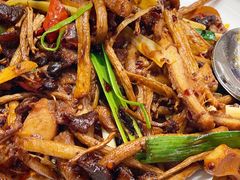 茶树菇炒牛肚-渔家灯火(明湖店)