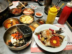 -草家酱蟹炭火烤肉店(珲春南路二店)