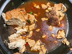红烧老豆腐-小小饭店·休闲农庄·安吉松树林里的农家菜