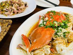 葱油梭子蟹-好兄弟郭巨海鲜(天一阁店)