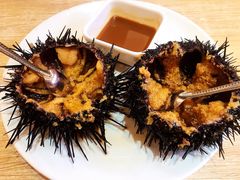 生吃海胆-渔家颂歌渔家味道(青石路店)