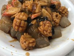 三鲜煎焖子-睿柏云酒店-餐厅
