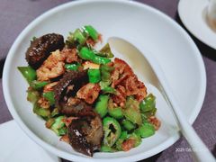 擂辣椒海参小炒肉-京参園海鲜餐厅