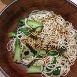 冬日里的一碗热拌面