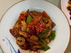 白椒肥肠-长春观斋补堂素菜馆