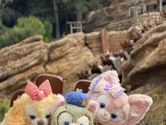 -小镇影院迪士尼小熊Duffy与他的朋友合影地