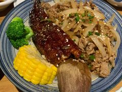 牛肉鳗蒲烧双拼饭-渔寿司·日本料理(艾尚天地店)