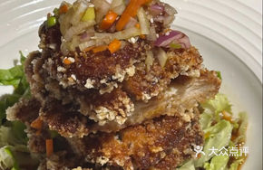 Oil-Grilled Crispy Chicken Cutlet