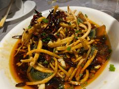 皮蛋拌馓子-霄汉羊排(万松园一店)