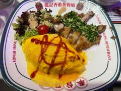 葱油猪扒滑蛋饭-龙记·香港茶餐厅(海上世界店)