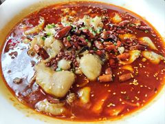 炝锅辣鱼片-老牌坊鲁菜名店(宽厚里店)