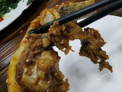 -青海特色美食小炒炕锅牦牛肉火锅