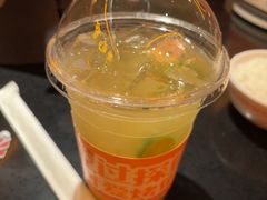 柠檬冰桔茶-探鱼·鲜青椒爽麻烤鱼(增城东汇城店)