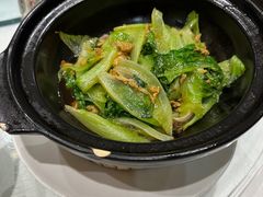 豆豉鲮鱼油麦菜-永和红旗美食城