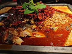 重庆豆花烤鱼-探鱼·鲜青椒爽麻烤鱼(中山大信新都汇店)