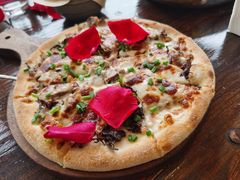 绍兴梅干菜披萨-九月里.自由花园餐厅