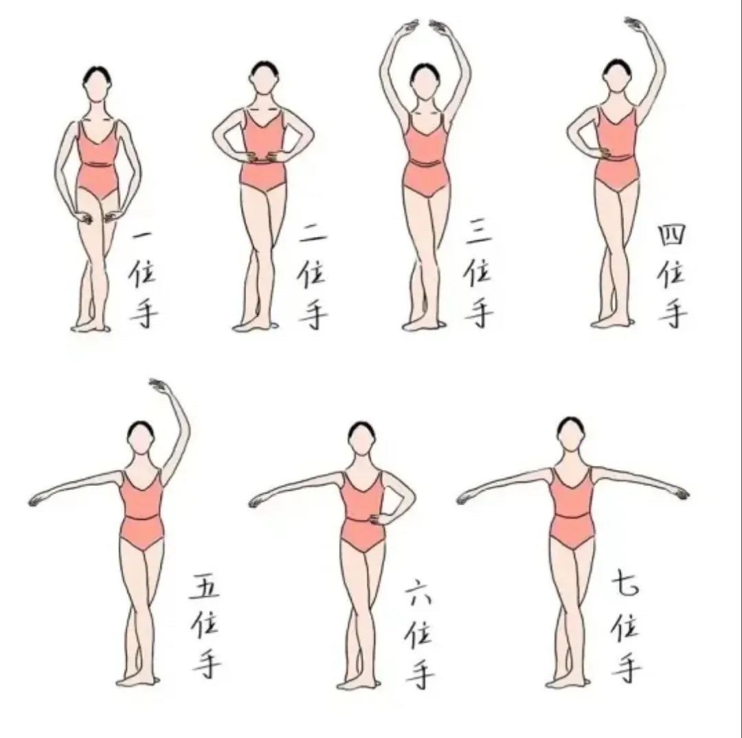 ​芭蕾的7个基本手位,有很多人都做错了?