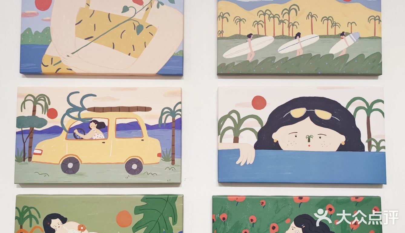 成都0元看展探店no.25🌊《耳边蓝色》夏日限定插画展