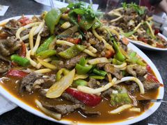 特色炒肉片-靖远三虎特色羊羔肉