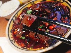 辣子蒜羊血-蓝田印象