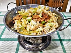 干锅菜花-中央财经大学-食堂