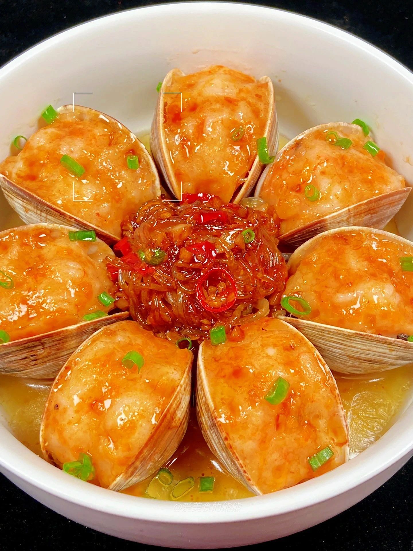 这样做的蛤蜊酿虾滑真的泰好吃啦!