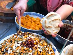 -清真马乐贝腊牛肉蛋黄菜夹馍(马蓉洒金桥店)