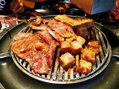 -大漠风炭火烤肉火锅自助餐厅(台山万达店)